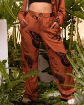 Pantalón Mujer Metamorfosis Terracota (rayón)